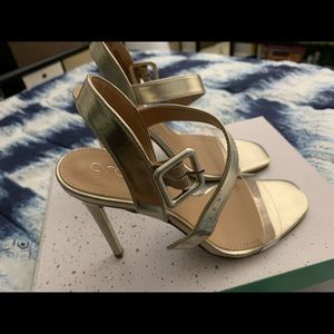 Silver metallic Sandals